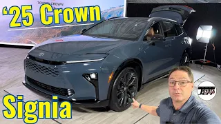 2025 Toyota Crown Signia Wows with Space, Luxury, Comfort, Tech!
