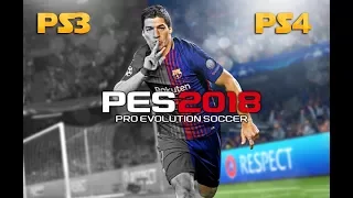 PES 2018 PS3 vs PS4  Graphics Comparison HD 1080P