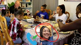 This is HOW MY STEP KIDS TREAT ME Off Camera - She Didn't know I recorded her! Thanksgiving Dinner