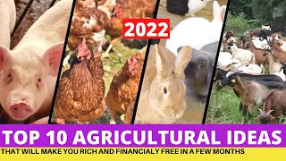 Top 10 Profitable Agricultural IDEAS That Will Make You RICH In 2022