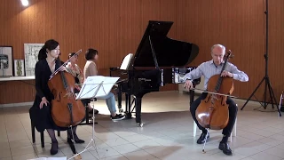 Stephan RIECKHOFF masterclass. Rachmaninov, cello sonata 1 movm.