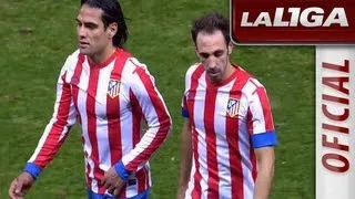 La Liga | Atlético de Madrid - Osasuna (3-1) | 28-10-2012 | J9 | Resumen