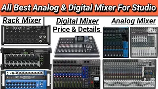 All best digital & analog mixer / All best digital & analog mixer For Studio / Best mixer for studio