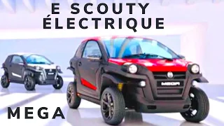 escouty de mega, micro car électrique #mega #aixam #microcar #urbanmobility