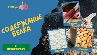 СОДЕРЖАНИЕ БЕЛКА В ПРОДУКТАХ ПИТАНИЯ