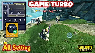 MY ALL SETTING GAME TURBO POCO F3 | Call Of Duty Mobile Review |  | 120 FPS? | MIUI 13 | CODM