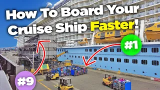 15 ways board your cruise ship faster!