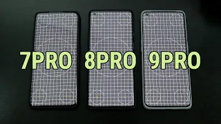 OnePlus 9 Pro - сравнение  с 8 Pro и 7 Pro - тесты памяти, цпу, звука, нагрева, производительности