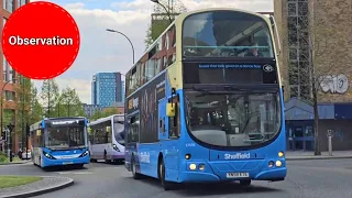 Buses in Sheffield, South Yorkshire | April 2023