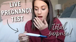 LIVE PREGNANCY TEST // UNPLANNED PREGNANCY // FINDING OUT I'M PREGNANT WITH BABY NUMBER 3