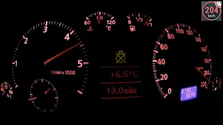 Audi A4 B5 1.9 TDI 110hp AFN acceleration 100-200 km/h & TOP SPEED