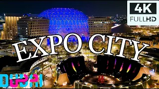 [4K] Dubai Expo 2020 Dubai | Alwasl Dome Show | Waterfalls Show | Tourist Attraction | Dubai UAE 🇦🇪