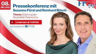 FPÖ-Pressekonferenz zum Thema "Stärkung der Neutralität Österreichs"