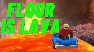 Lego The Incredibles, But The FLOOR IS LAVA