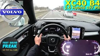 2023 Volvo XC40 B4 FWD 197 PS TOP SPEED AUTOBAHN DRIVE POV