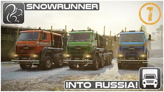 SnowRunner - Russia Multiplayer (Ep 1) - Into Russia!