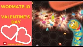 Wormate io | VALENTINE SPECIAL #wormate #valentine #littlebigsnake #gameplay #game #gameplayvideo