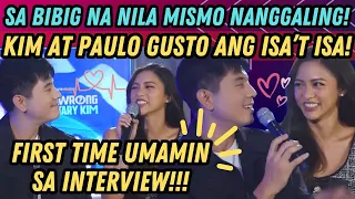 KIM CHIU AT PAULO AVELINO FIRST TIME IBINAHAGI ANG NARAMDAMAN PARA SA ISA'T ISA SA ISANG INTERVIEW!