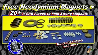 Free Neodymium Magnets - How To Find Strong Magnets Free - Part II