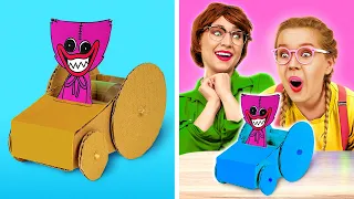 MANUALIDADES DE CARTÓN PARA PADRES || Trucos creativos de crianza e ideas DIY geniales por 123 GO!