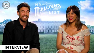 Mr. Malcolm's List - Theo James & Zawe Ashton on bodices, moustaches & playing up the film's comedy