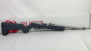 The NEW Ruger 10/22 Takedown Magpul X-22 Backpacker Stealth Gray & Stainless - Tabletop Rundown