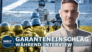 KRIEG IN DER UKRAINE: Granateneinschlag mitten im Interview! - Kein halt vor Journalisten