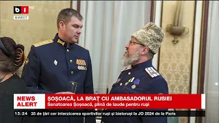 ȘOȘOACĂ, LA BRAȚ CU AMBASADORUL RUSIEI_Știri B1_11 febr 2023