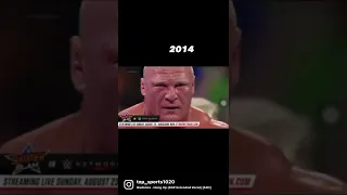 Evolution of Brock Lesnar 2002-2022 #shorts #wwe #brocklesnar