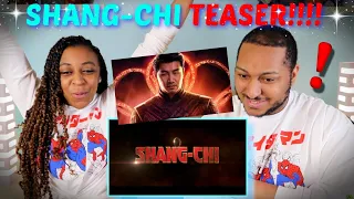 "Shang-Chi and the Legend of the Ten Rings" Official Teaser Trailer REACTION!!!