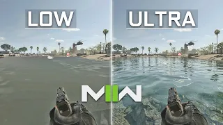 Call Of Duty Modern Warfare 2 Low vs Ultra | Graphics and Performance Comparison