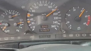 Mercedes benz S300TD W140 Acceleration 0-200km/h