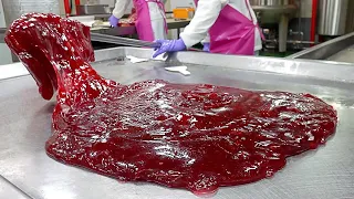 사탕공장 Amazing Fruit Candy Making Process - Candy Factory in Korea