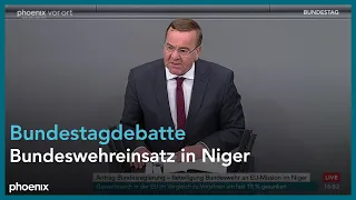 Bundestag: Debatte zum Bundeswehreinsatz im Niger