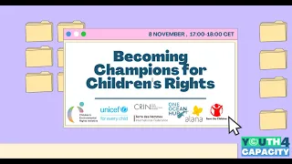 Youth4Capacity & CERI: Becoming Champions for Children's Rights
