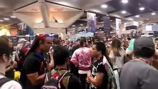 Jared Leto walks by us at San Diego Comic Con 2016