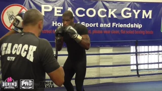 KO ARTIST DANIEL DUBOIS LOOKS AT WBC YOUTH TITLE - MEDIA WORKOUT HIGHLIGHTS