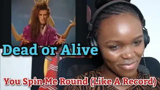 African Girl First Time Reaction to Dead Or Alive - You Spin Me Round (Like A Record)