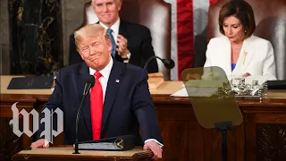 Trump's most dramatic moments from his 2020 State of the Union address