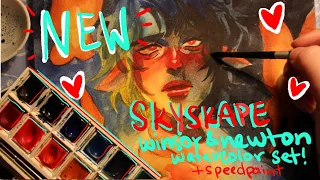 NEW SKYSCAPE cotman watercolor set!!+ watercolor speedpaint [Light]