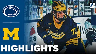 Penn State vs Michigan | NCAA College Hockey | Highlights - February 16, 2024