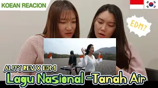 [ENG]Lagu Nasional - Tanah Air - by Alffy Rev ft Brisia jodie&Gasita Karawitan / KOREAN REACTION