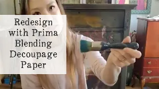 Blending Decoupage paper With Crystin | Live