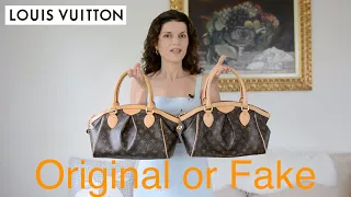 Real VS Fake Louis Vuitton Tivoli PM Monogram Satchel Bag