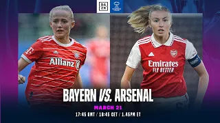 Bayern Munich vs. Arsenal | UEFA Women's Champions League 2022-23 Quarter-final First Leg Full Match