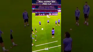 Real Madrid 2017 training 4k free clip