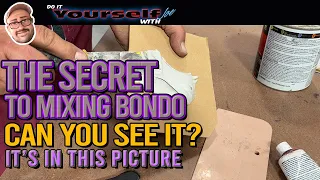 Bondo, Mixing Bondo