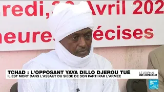 Au Tchad, le procureur annonce la mort de l'opposant Yaya Dillo Djerou • FRANCE 24