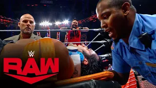 Ezekiel is stretchered out of the building: Raw, Aug. 8, 2022