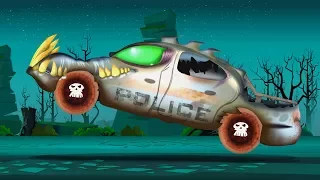 Halloween Police car wash | Cartoon videos for children by kids channel